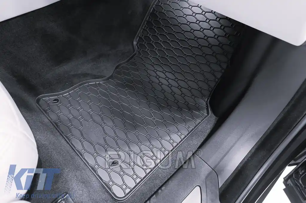 Mochete din cauciuc specifice, potrivite pentru Jaguar F-Pace după 2016, Range Rover Velar după 2017, set de 4 piese, culoare neagră-image-6250237