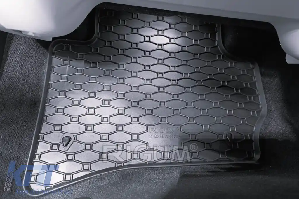 Mochete din cauciuc specifice, potrivite pentru Jaguar F-Pace după 2016, Range Rover Velar după 2017, set de 4 piese, culoare neagră-image-6250238