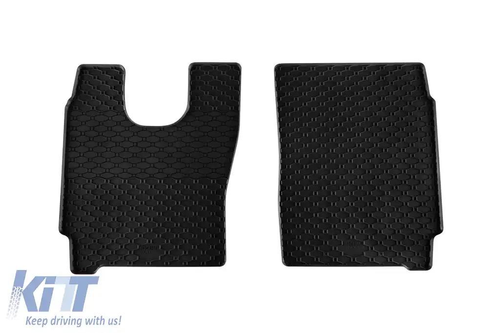 Mochete din cauciuc specifice, potrivite pentru Iveco Eurocargo după 2015, set de 2 piese, culoare neagră