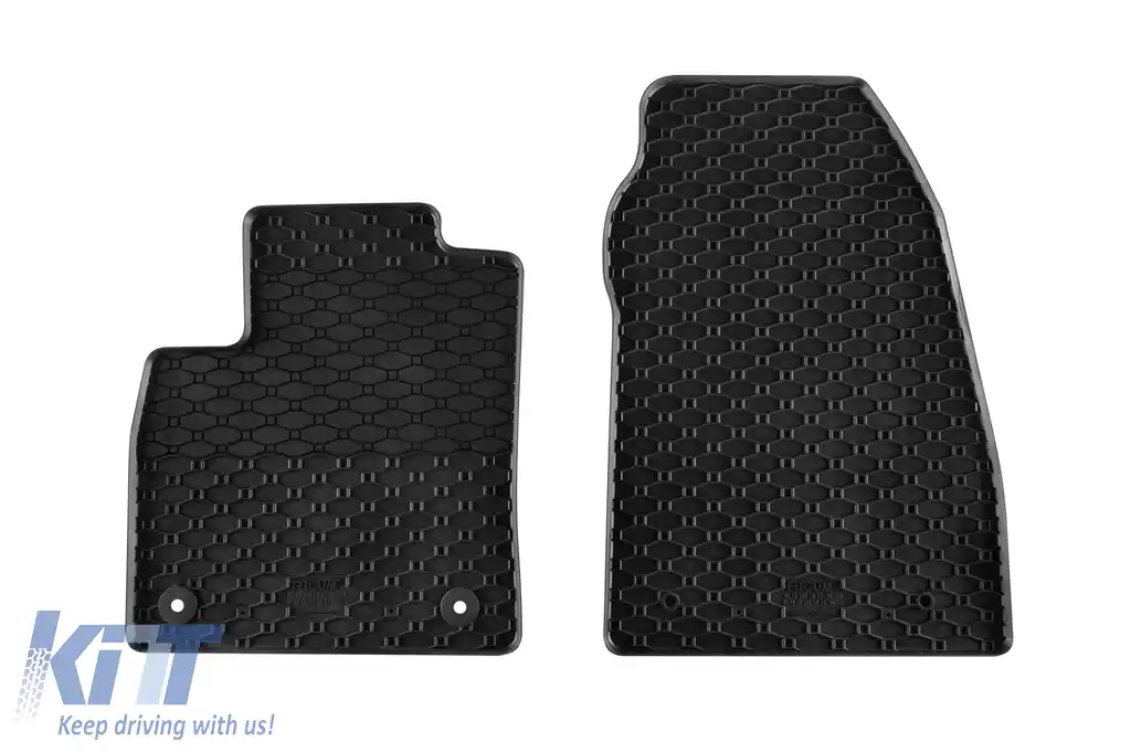 Mochete din cauciuc specifice, potrivite pentru Ford Transit Courier, Tourneo Courier după 2023 cu 2 locuri, set de 2 piese, culoare neagră