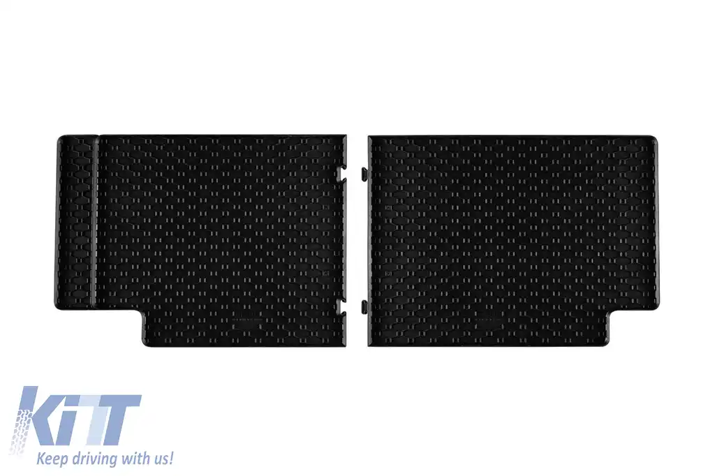 Mochete din cauciuc specifice, potrivite pentru Volkswagen T7 Caravelle după 2025, Ford Transit Custom după 2024, rândul trei, 2 locuri, set din 2 piese, culoare neagră