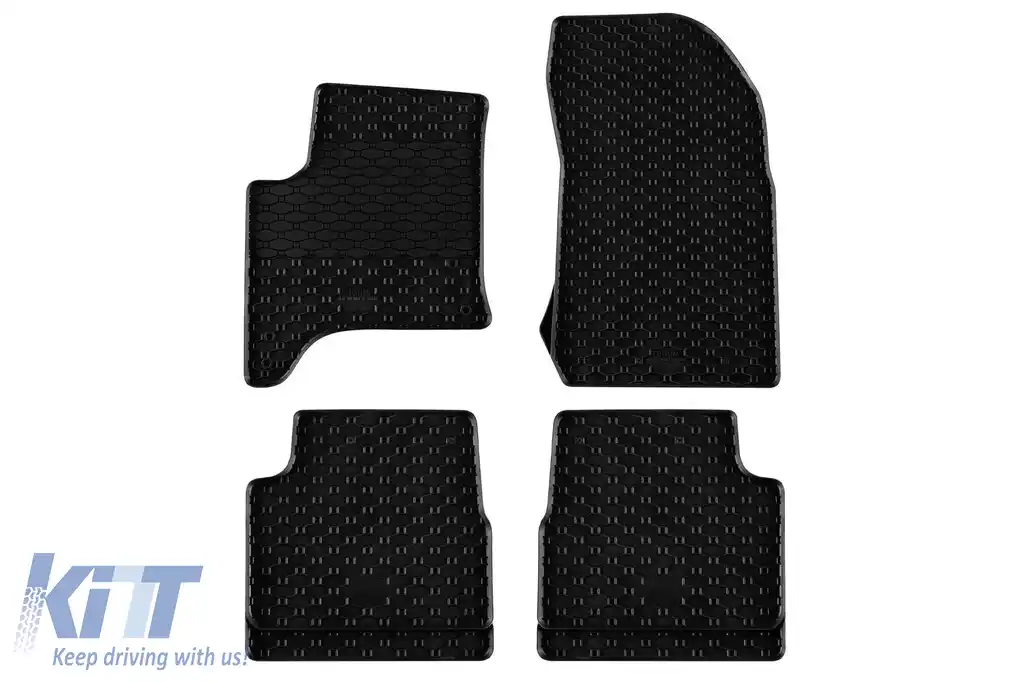 Mochete din cauciuc specifice, potrivite pentru Alfa Romeo Junior Ibrida după 2025, Citroen C4, Fiat 600, Jeep Avenger, Opel Corsa, Mokka, Peugeot 208, 2008 după 2024, set de 4 piese, culoare neagră
