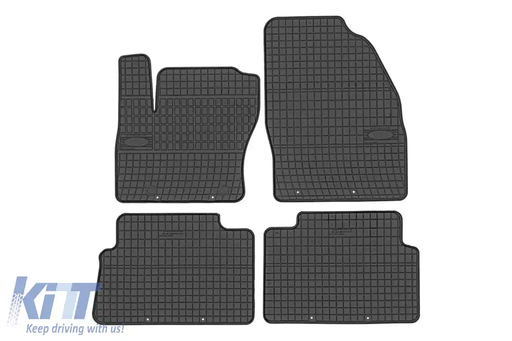Mochete din cauciuc specifice, potrivite pentru Ford Kuga 2008-2013, set de 4 piese, culoare neagră din seria Frogum El Toro