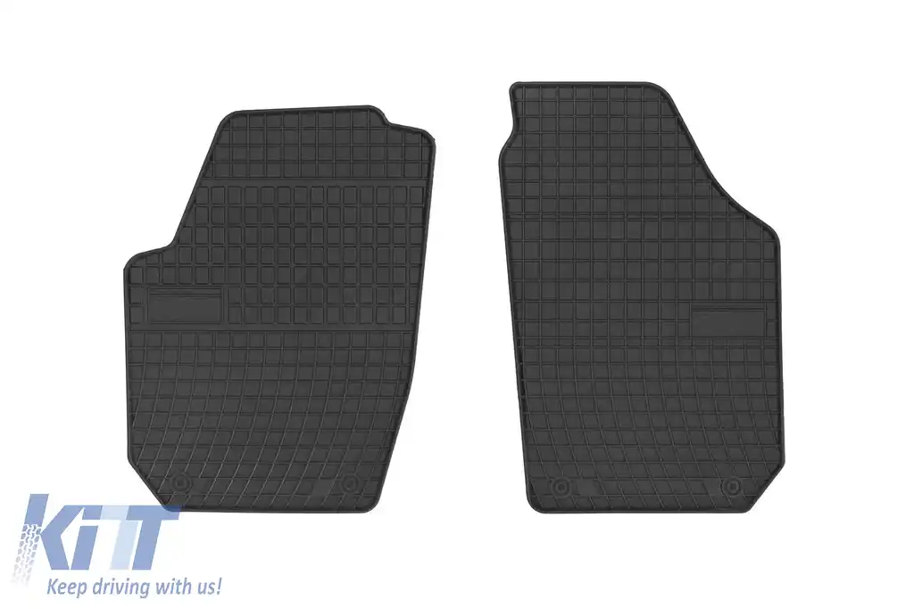 Mochete din cauciuc specifice, potrivite pentru Skoda Roomster 2006-2015, set de 2 piese, culoare neagră din seria Frogum El Toro