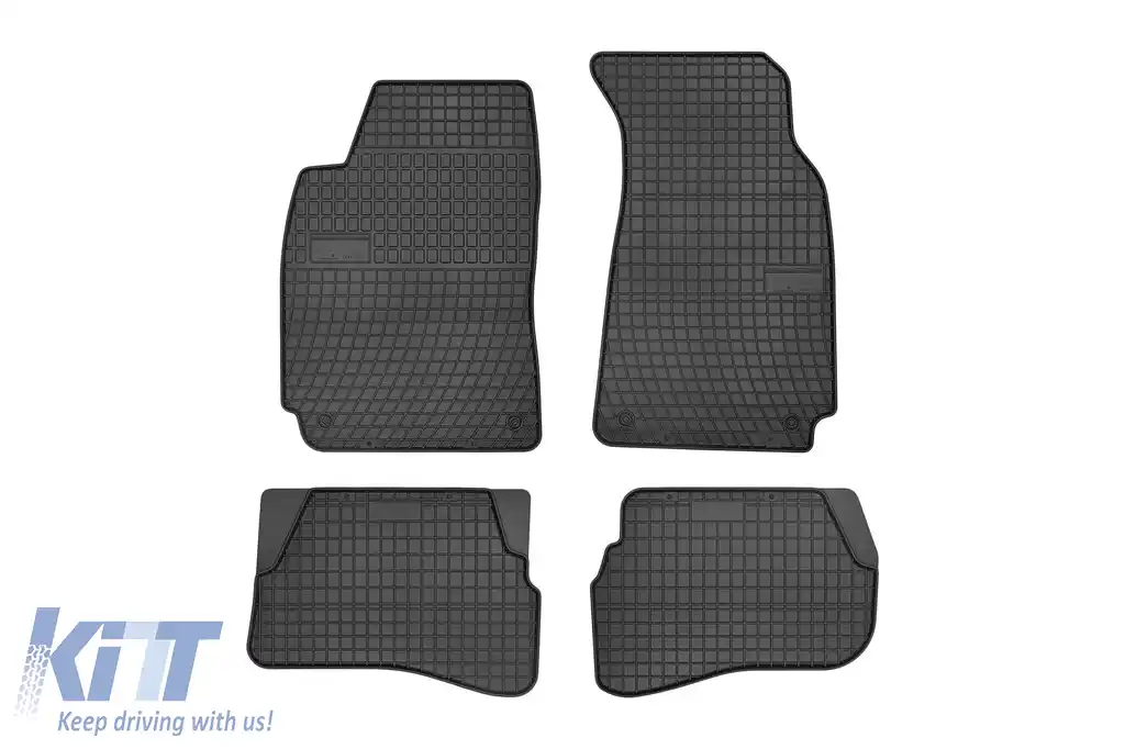 Mochete din cauciuc specifice, potrivite pentru VW Passat B5 1997-2005, set de 4 piese, culoare neagră din seria Frogum El Toro