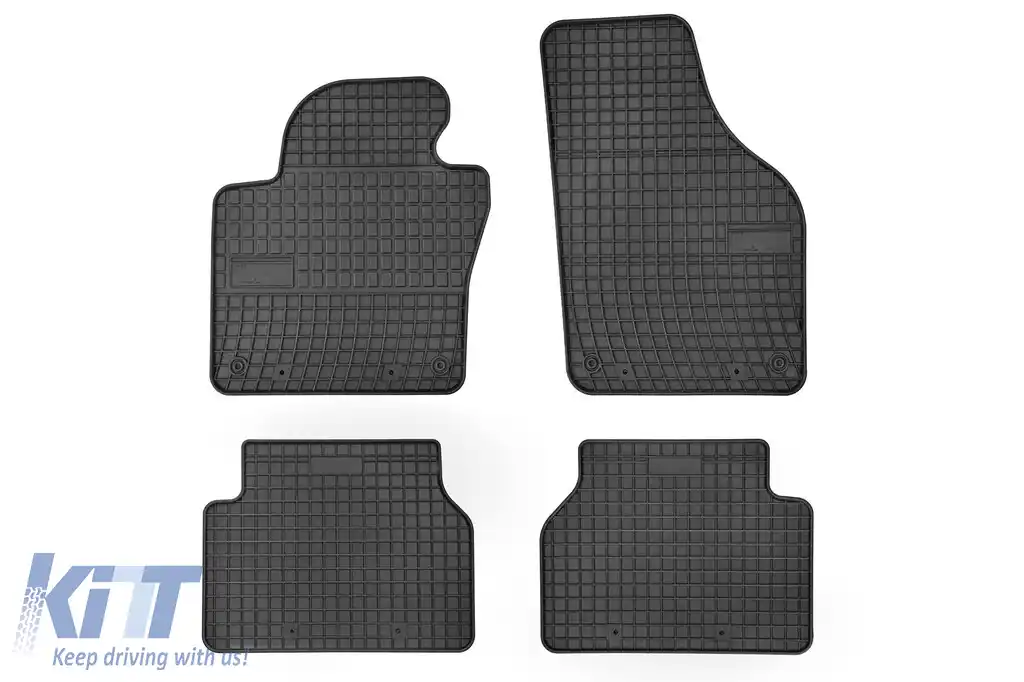 Mochete din cauciuc specifice, potrivite pentru VW Tiguan 2007-2016, set de 4 piese, culoare neagră din seria Frogum El Toro