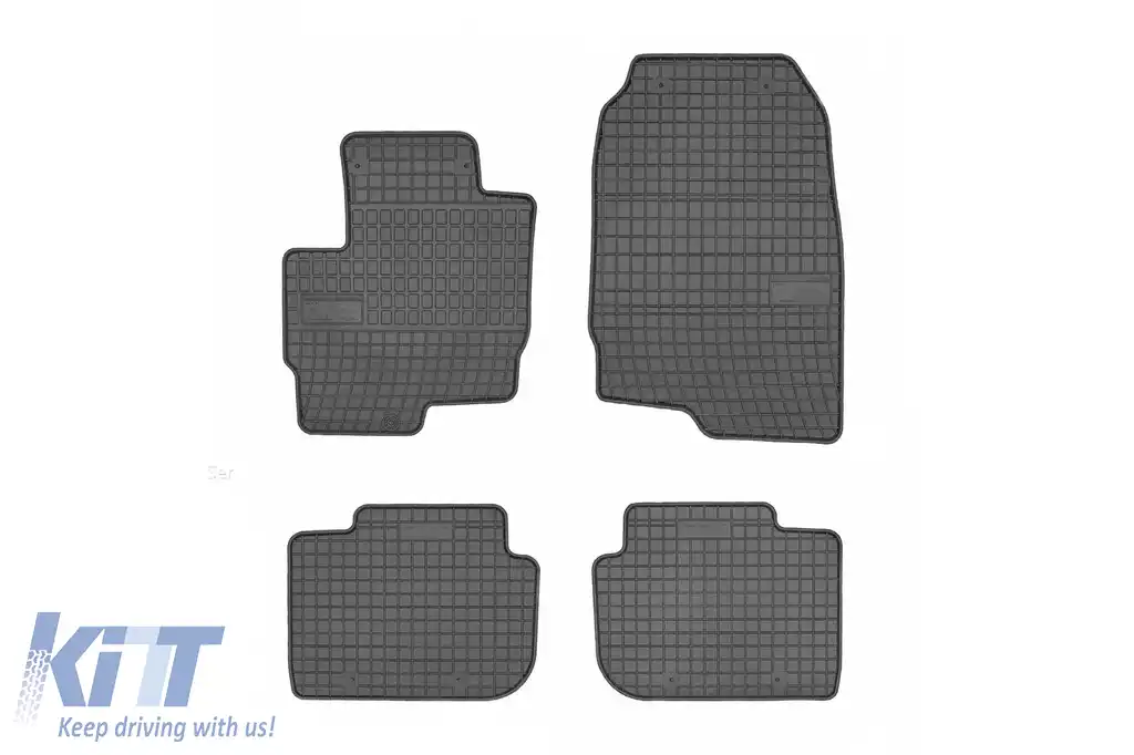 Mochete din cauciuc specifice, potrivite pentru Mitsubishi Colt 2008-2012, 5 uși, set de 4 piese, culoare neagră din seria Frogum El Toro