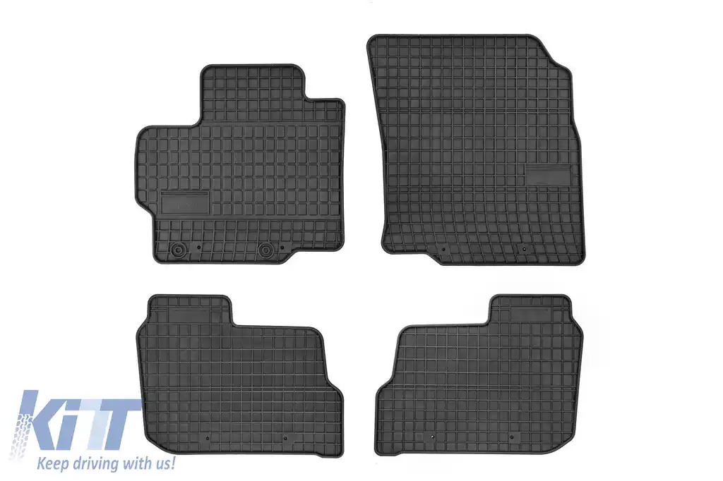 Mochete din cauciuc specifice, potrivite pentru Mitsubishi Space Star Mirage după 2013, set de 4 piese, culoare neagră