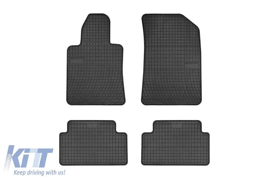 Mochete din cauciuc specifice, potrivite pentru Peugeot 508 2011-2018, set de 4 piese, culoare neagră din seria Frogum El Toro