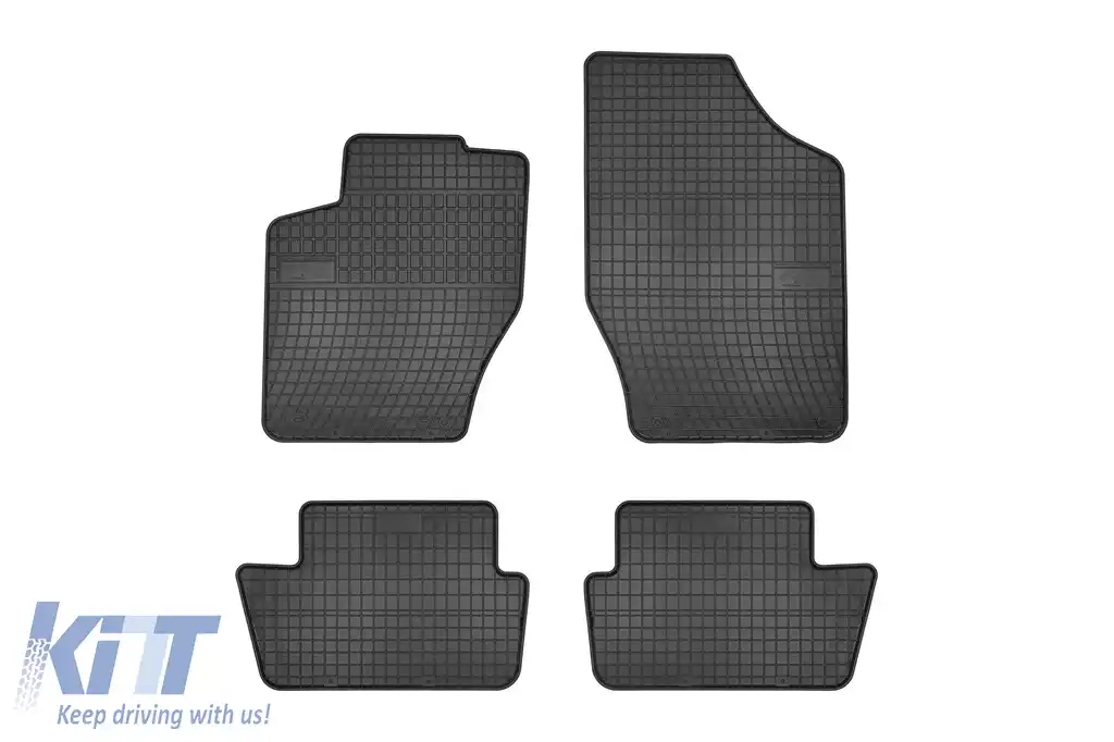 Mochete din cauciuc specifice, potrivite pentru seria Frogum El Toro pentru Peugeot 307 2001-2008, 308 2007-2013, set de 4 piese, culoare neagră