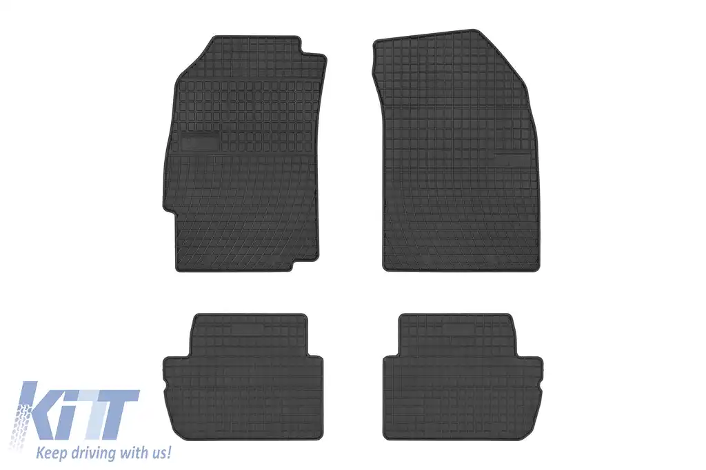 Mochete din cauciuc specifice, potrivite pentru Chevrolet Spark M300 2009-2015, set de 4 piese, culoare neagră din seria Frogum El Toro