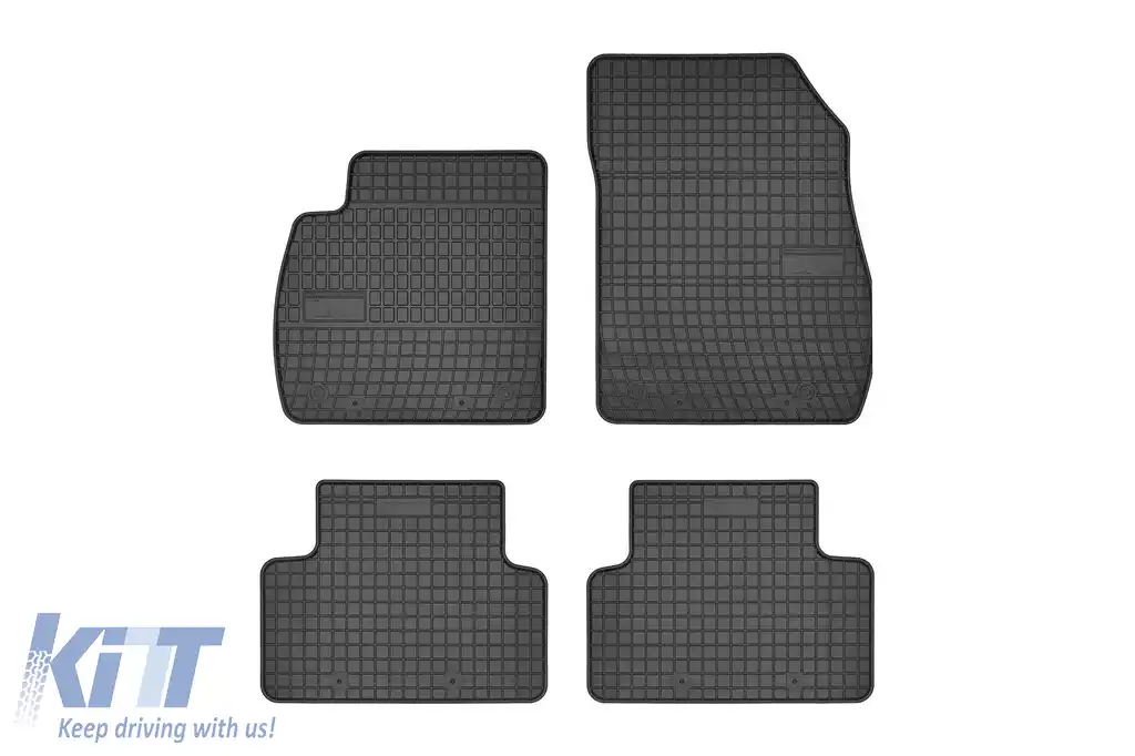 Mochete din cauciuc specifice, potrivite pentru Opel Zafira C 2012-2019, set de 4 piese, culoare neagră din seria Frogum El Toro