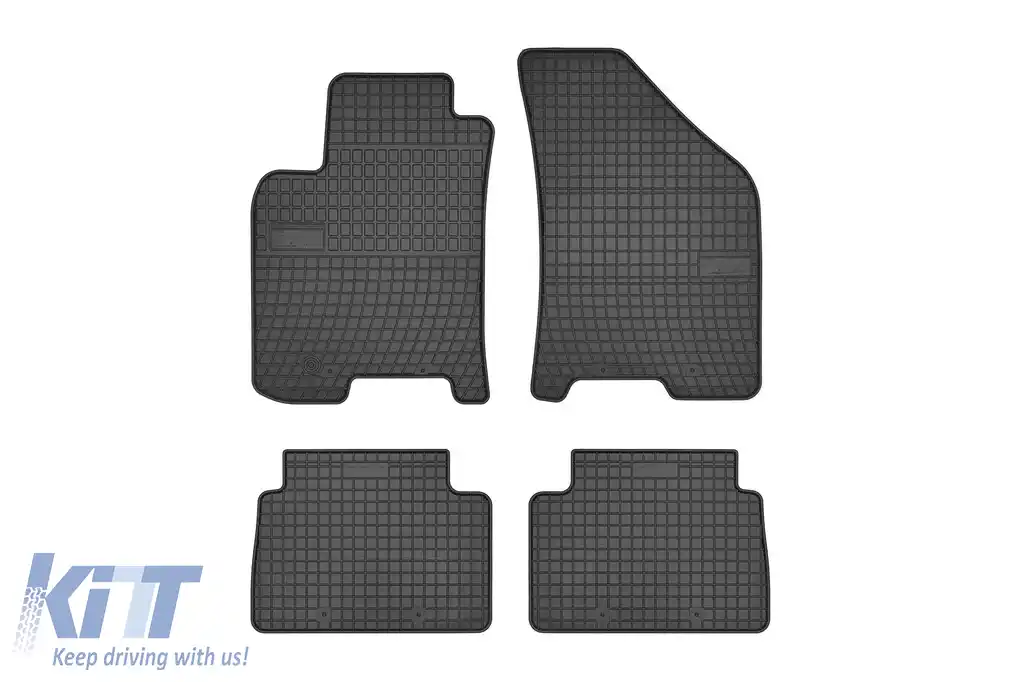 Mochete din cauciuc specifice, potrivite pentru Chevrolet Lacetti, Daewoo Nubira 2003-2009, set de 4 piese, culoare neagră-image-6250591