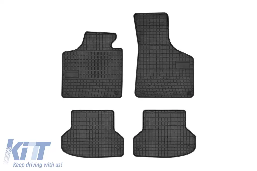 Mochete din cauciuc specifice, potrivite pentru Audi A3 2003-2009, set de 4 piese, culoare neagră din seria Frogum El Toro