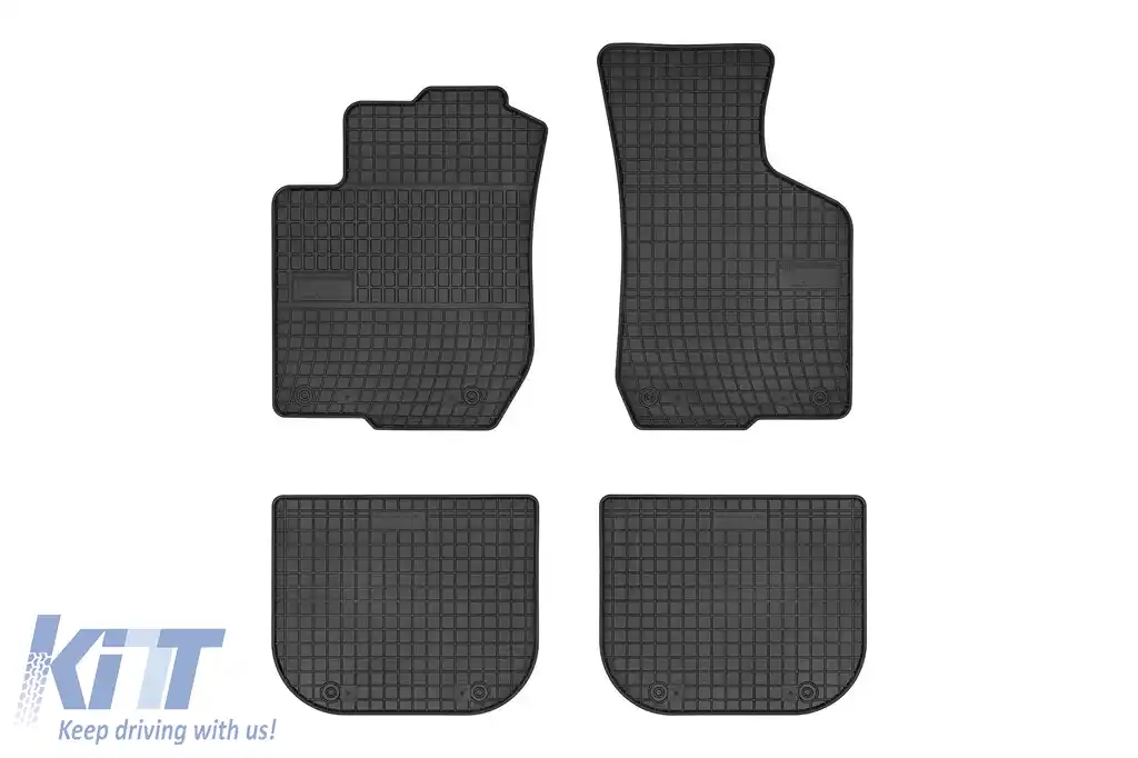 Mochete din cauciuc specifice, potrivite pentru Audi A3 1996-2003, set de 4 piese, culoare neagră