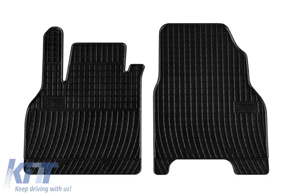 Mochete din cauciuc specifice, potrivite pentru seria Frogum El Toro pentru Renault Kangoo 2008-2021, Mercedes Citan după 2012, 2 locuri, set de 2 piese, culoare neagră