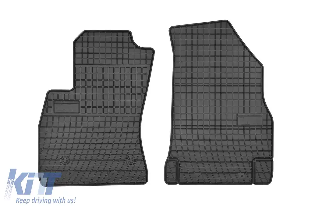 Mochete din cauciuc specifice, potrivite pentru Fiat Doblo după 2008, Opel Combo D după 2011, cu 2 locuri, set de 2 piese, culoare neagră