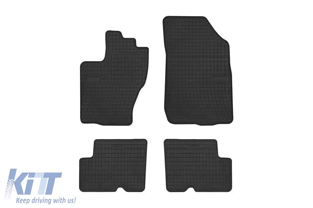 Mochete din cauciuc specifice, potrivite pentru Dacia Duster 2014-2018, set de 4 piese, culoare neagră din seria Frogum El Toro