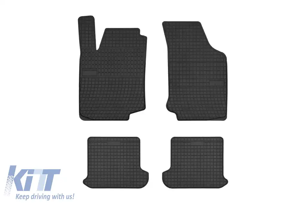 Mochete din cauciuc specifice, potrivite pentru VW Golf III 1991-1999, set de 4 piese, culoare neagră din seria Frogum El Toro