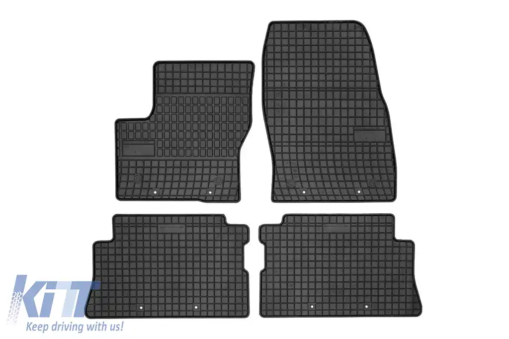 Mochete din cauciuc specifice, potrivite pentru Ford Kuga 2013-2019, set de 4 piese, culoare neagră din seria Frogum El Toro