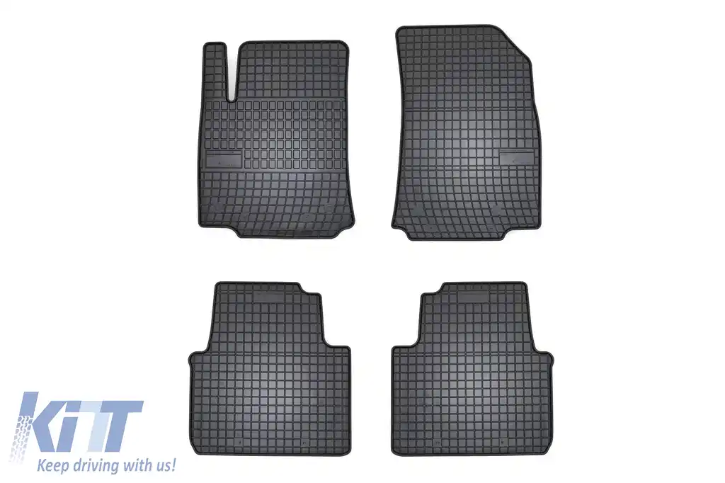 Mochete din cauciuc specifice, potrivite pentru Citroen C3 Aircross după 2018, set de 4 piese, culoare neagră