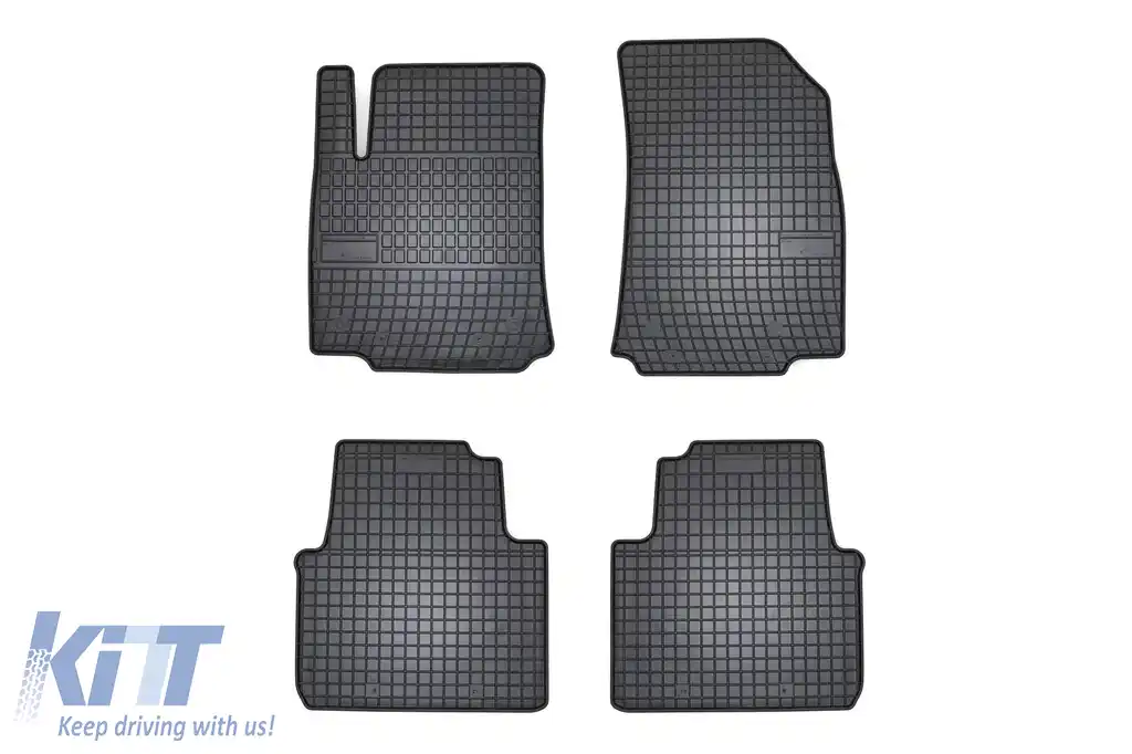 Mochete din cauciuc specifice, potrivite pentru Citroen C3 Aircross după 2018, set de 4 piese, culoare neagră-image-6250688