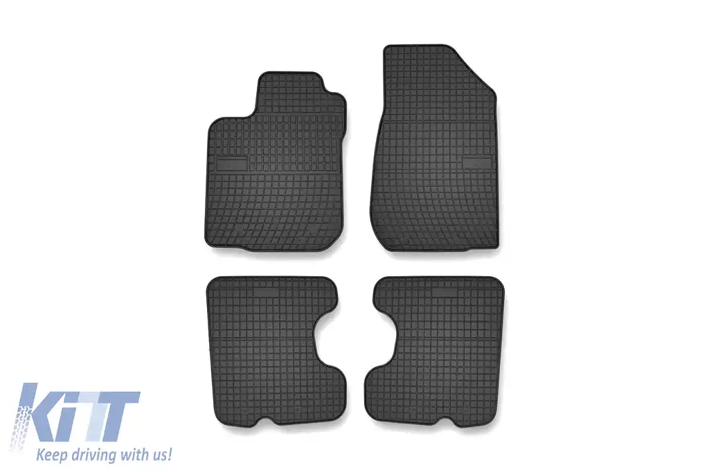Mochete din cauciuc specifice, potrivite pentru Dacia Sandero, Sandero Stepway 2013-2018, set de 4 piese, culoare neagră