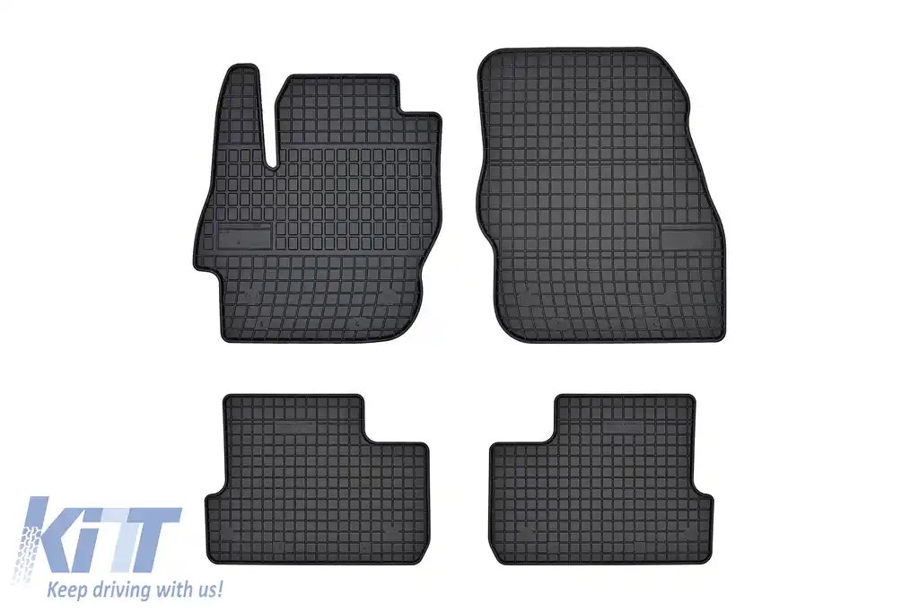 Mochete din cauciuc specifice, potrivite pentru Mazda 3 2008-2013, set de 4 piese, culoare neagră din seria Frogum El Toro