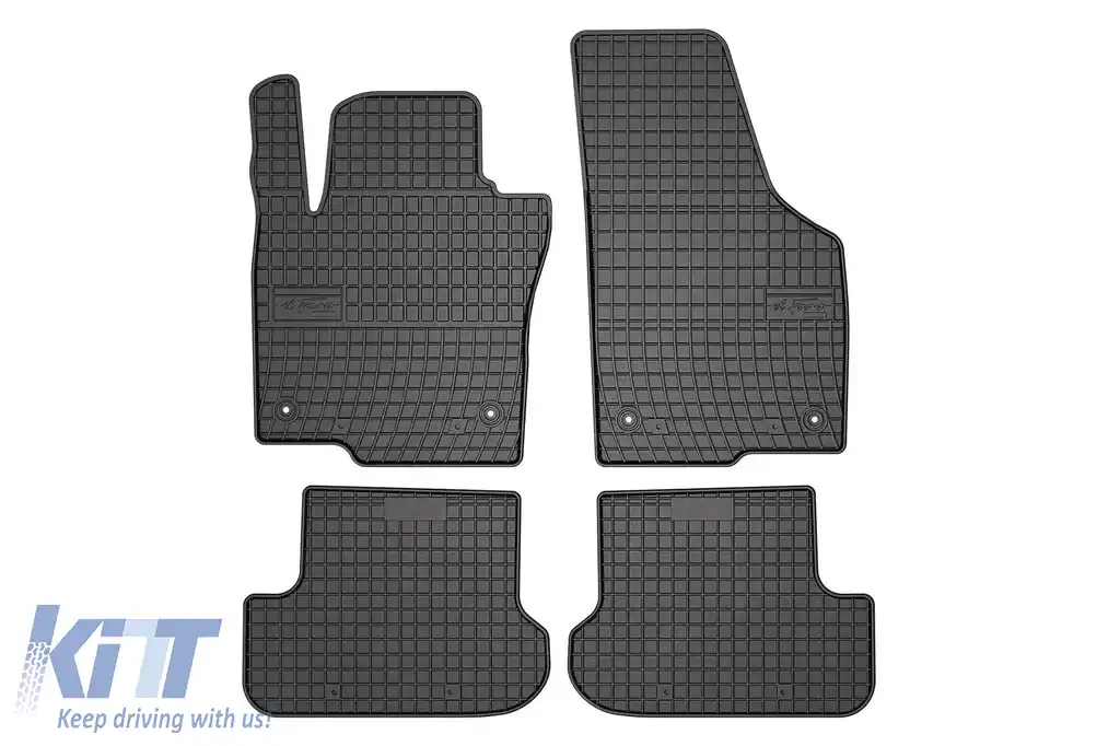 Mochete din cauciuc specifice, potrivite pentru VW Beetle 2011-2019, set de 4 piese, culoare neagră din seria Frogum El Toro