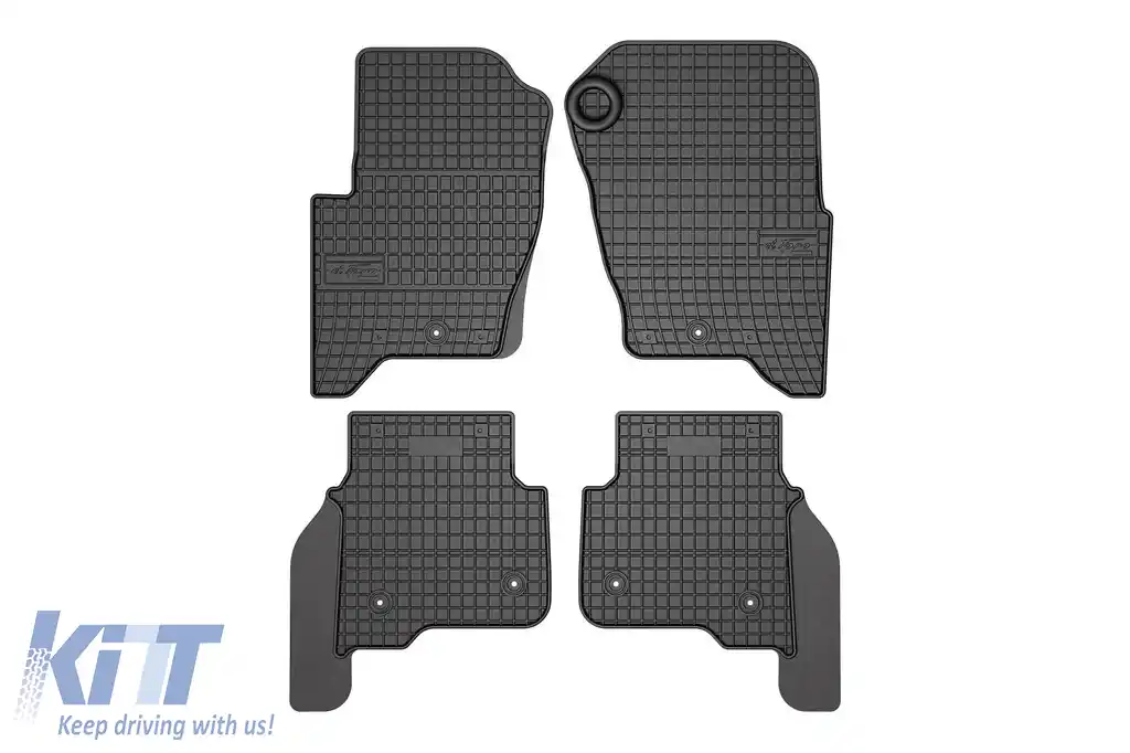 Mochete din cauciuc specifice, potrivite pentru seria Frogum El Toro pentru Land Rover Discovery 2009-2016, set de 4 piese, culoare neagră