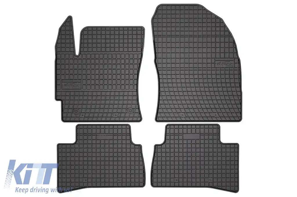 Mochete din cauciuc specifice, potrivite pentru Toyota Corolla Cross FWD după 2022, set de 4 piese, culoare neagră