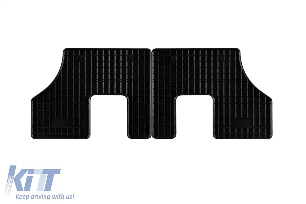 Mochete din cauciuc specifice, potrivite pentru Hyundai Santa Fe PHEV după 2023, 7 locuri, rândul 3, set de 2 piese, culoare neagră