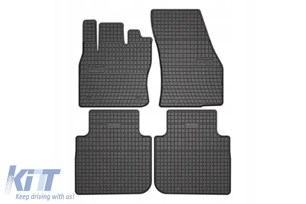 Mochete din cauciuc specifice, potrivite pentru Volkswagen Tiguan Allspace 2017-2024, set de 4 piese, culoare neagră