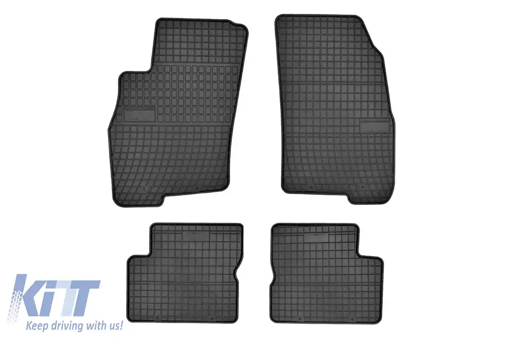 Mochete din cauciuc specifice, potrivite pentru Alfa Romeo Mito 2008-2018, set de 4 piese, culoare neagră din seria Frogum El Toro