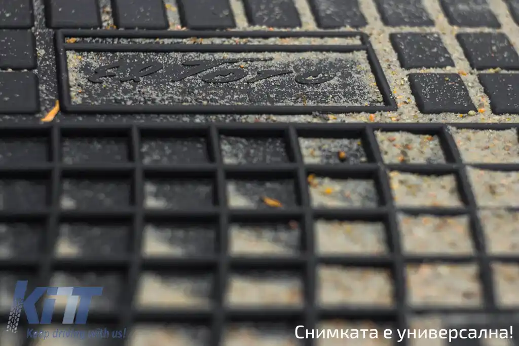 Mochete din cauciuc specifice, potrivite pentru Ford Courier după 2014, set de 2 piese, culoare neagră-image-6250900