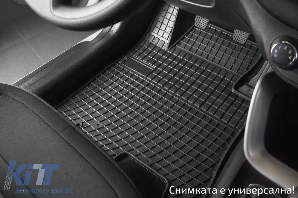 Mochete din cauciuc specifice, potrivite pentru Ford Courier după 2014, set de 2 piese, culoare neagră-image-6250901