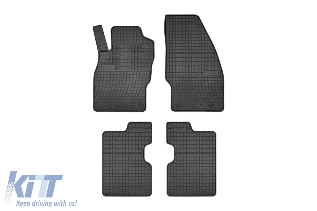 Mochete din cauciuc specifice, potrivite pentru Opel Corsa 2014-2019, set de 4 piese, culoare neagră din seria Frogum El Toro