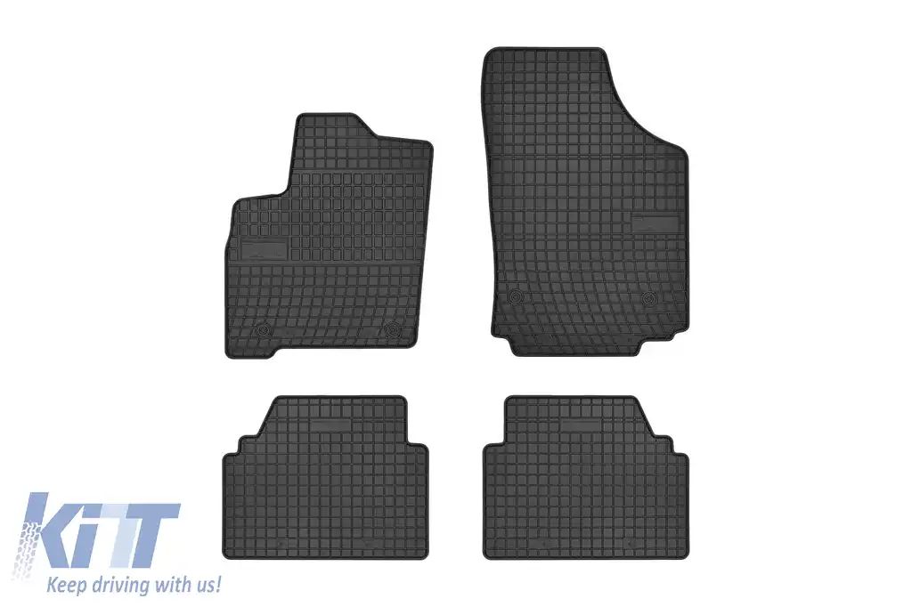 Mochete din cauciuc specifice, potrivite pentru Opel Meriva A 2003-2010, set de 4 piese, culoare neagră din seria Frogum El Toro