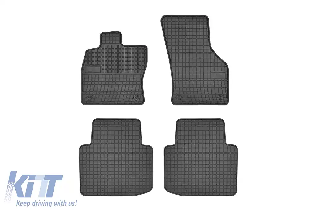 Mochete din cauciuc specifice, potrivite pentru Skoda Superb după 2015, set de 4 piese, culoare neagră