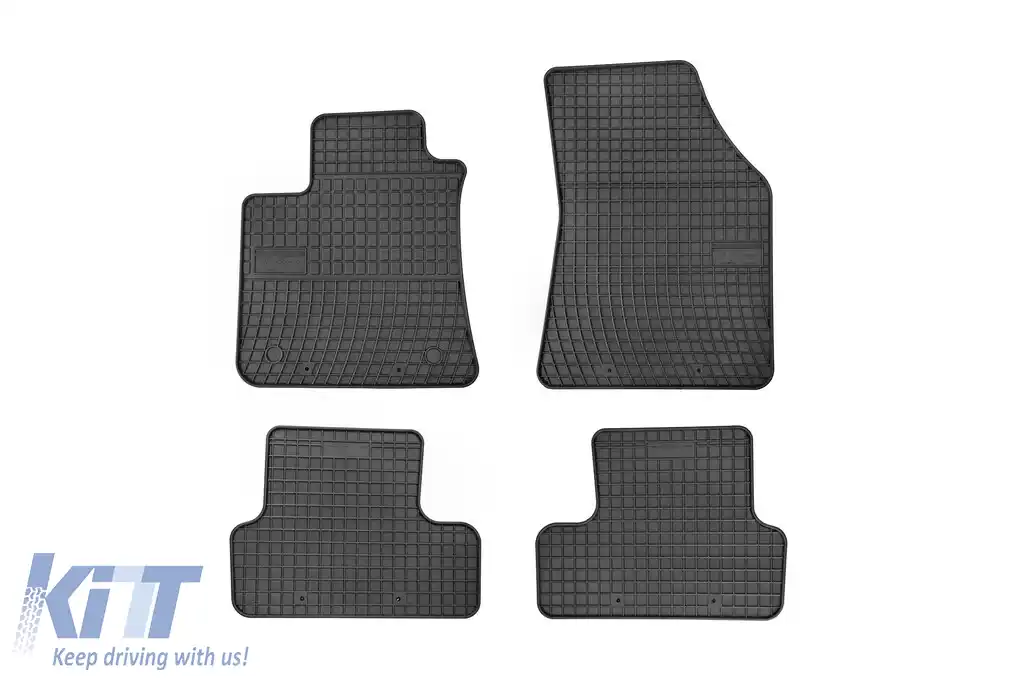 Mochete din cauciuc specifice, potrivite pentru Renault Megane 2015-2022, set de 4 piese, culoare neagră din seria Frogum El Toro
