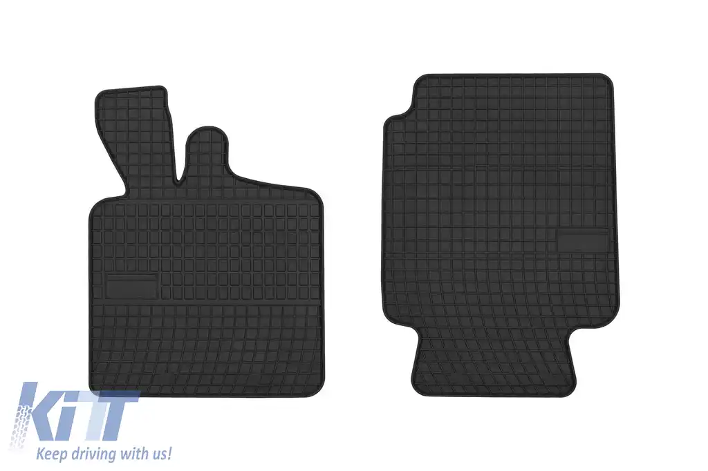 Mochete din cauciuc specifice, potrivite pentru seria Frogum El Toro pentru Smart Fortwo 1998-2007, set de 2 piese, culoare neagră