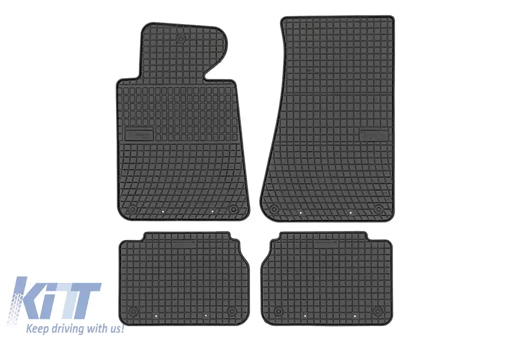 Mochete din cauciuc specifice, potrivite pentru BMW 5 Series E34 1988-1996, set de 4 piese, culoare neagră