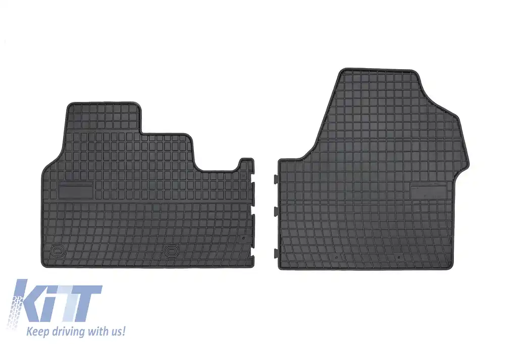 Mochete din cauciuc specifice, potrivite pentru Citroen Jumpy, Fiat Scudo, Peugeot Expert, Toyota ProAce după 2016, Opel Vivaro după 2019, set de 2 piese, culoare neagră din seria Frogum El Toro