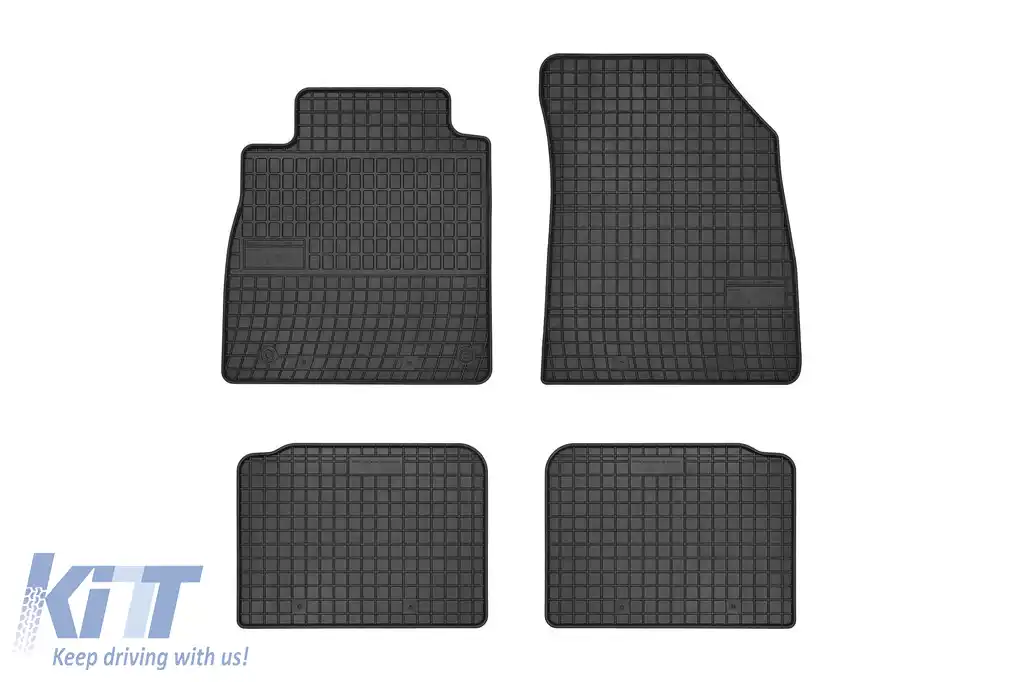 Mochete din cauciuc specifice, potrivite pentru Nissan Micra K14 după 2017, set de 4 piese, culoare neagră
