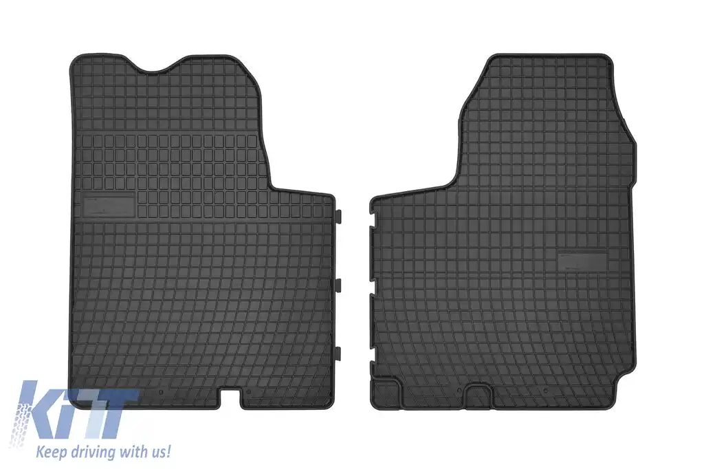 Mochete din cauciuc specifice, potrivite pentru seria Frogum El Toro pentru Nissan Primastar 2006-2016, Opel Vivaro, Renault Trafic 2001-2014, set de 2 piese, culoare neagră
