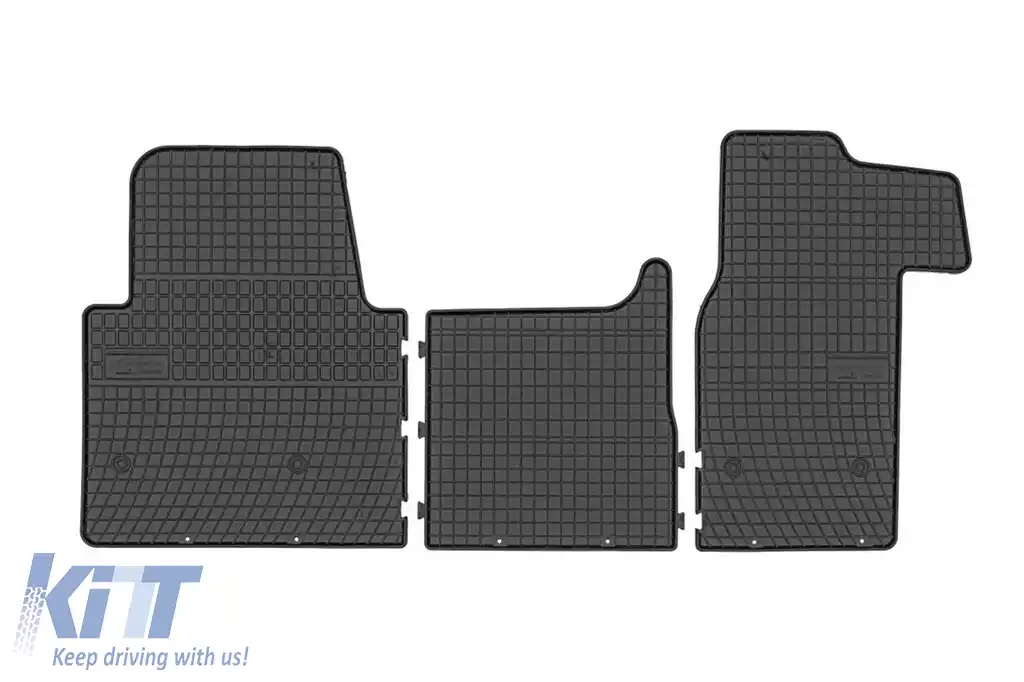 Mochete din cauciuc specifice potrivite pentru seria Frogum El Toro pentru Opel Movano B, Renault Master după 2010, Nissan NV400 după 2011, set de 3 piese, culoare neagră