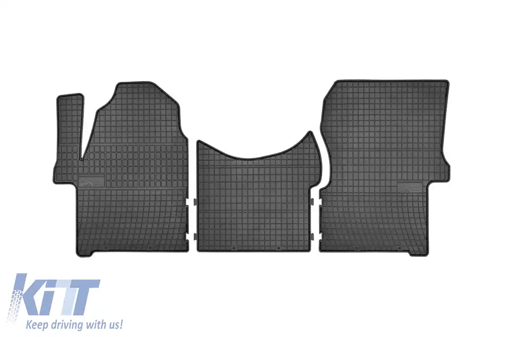 Mochete din cauciuc specifice, potrivite pentru seria Frogum El Toro pentru Mercedes Sprinter, VW Crafter după 2006, set de 3 piese, culoare neagră