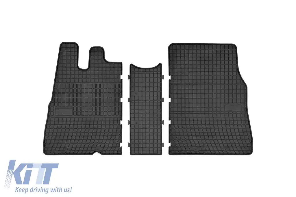 Mochete din cauciuc specifice, potrivite pentru Fiat Ducato, Citroen Jumper, Peugeot Boxer 1994-2006, set de 3 piese, culoare neagră