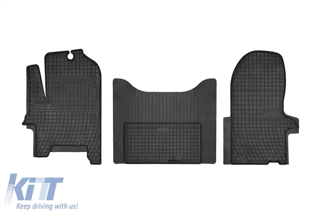 Mochete din cauciuc specifice, potrivite pentru seria Frogum El Toro pentru Iveco Daily 1999-2006, Daily 2006-2014, set de 3 piese, culoare neagră