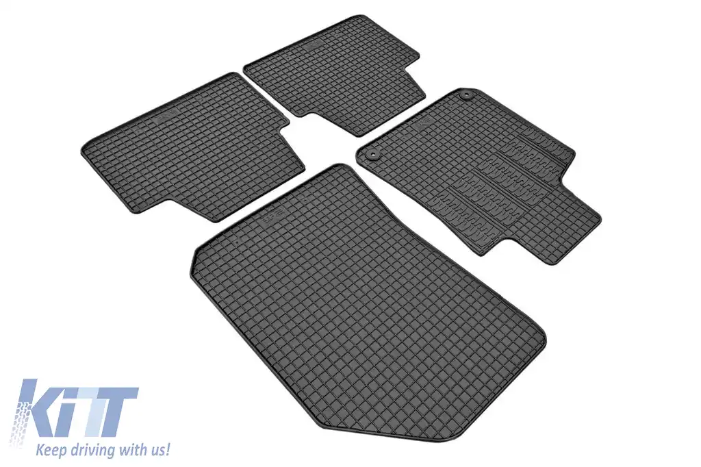 Mochete din cauciuc specifice, potrivite pentru Peugeot 308 break după 2012, set de 4 piese, culoare neagră